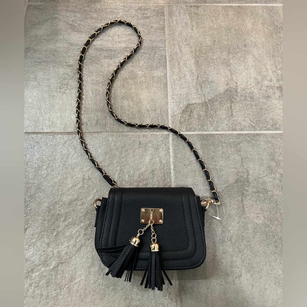 Mini black purse